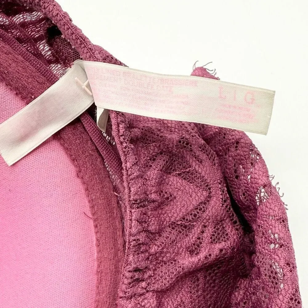 Victoria’s Secret PINK Lace Long Line Racerback Bra - US LG
